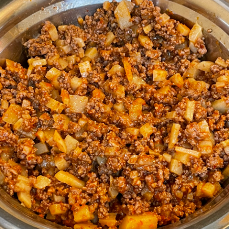 Gordita de Picadillo (Harina)