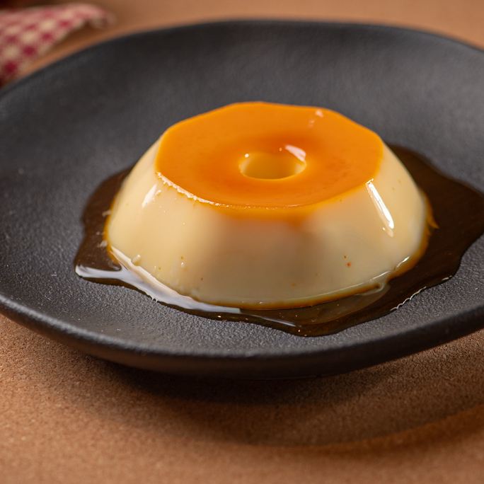 Mini pudim leite condensado