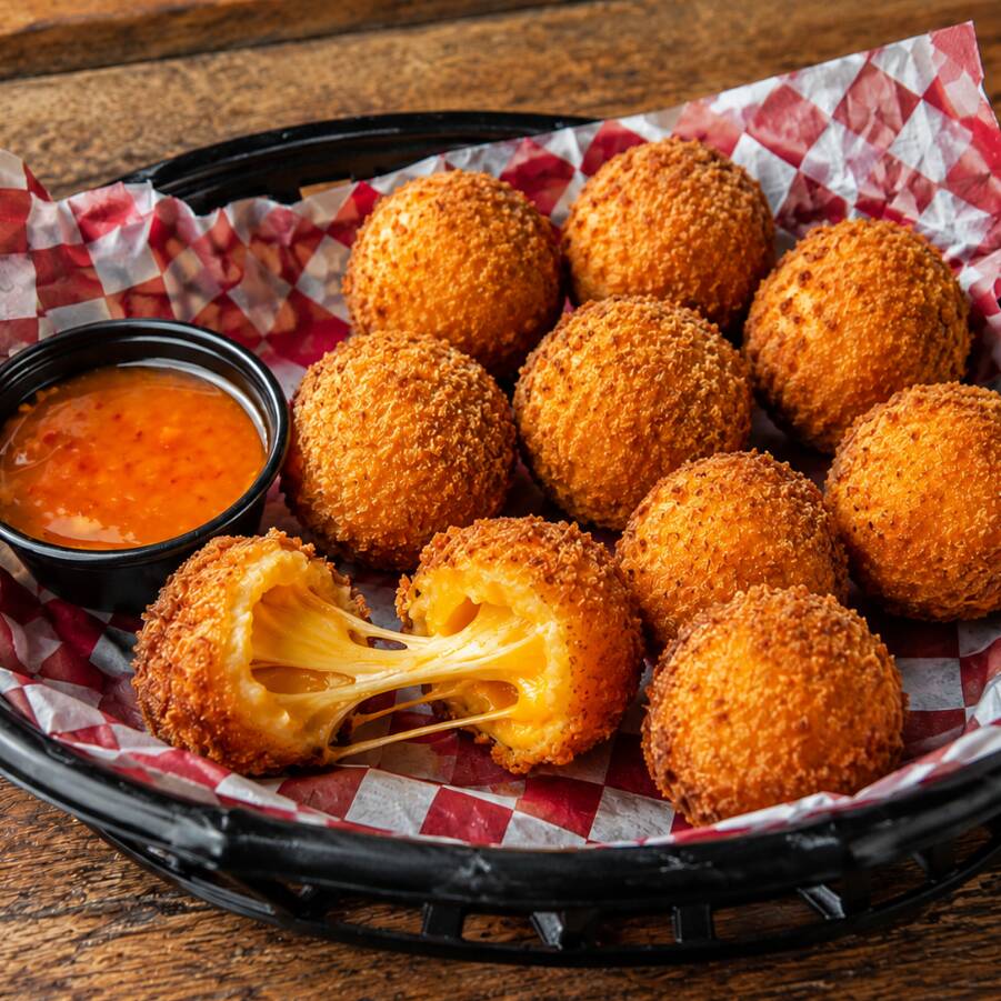 Bolitas de Queso (10 pzas de 30 gr c/u)