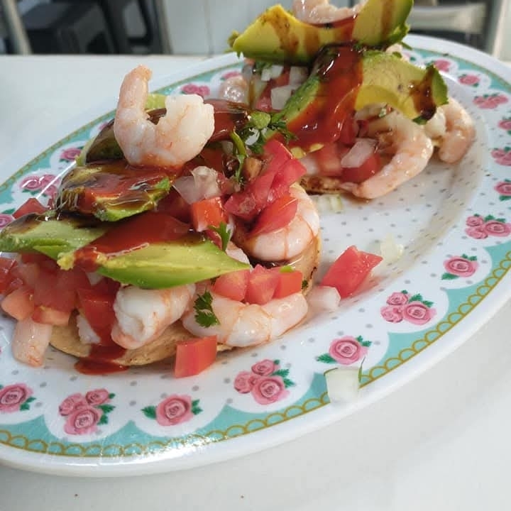 Tostada de Camaron