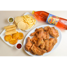 Pollo Broaster con Todos los Juguetes