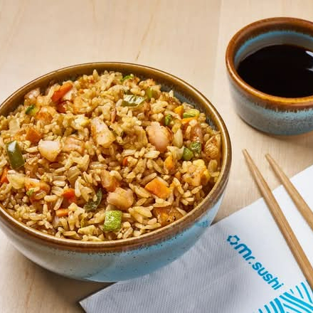 Yakimeshi Camarón – Arroz Salteado con Camarones y
