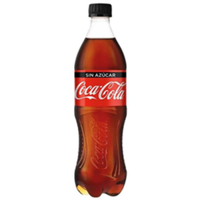 Coca Cola Sin Azucar 600 ml.