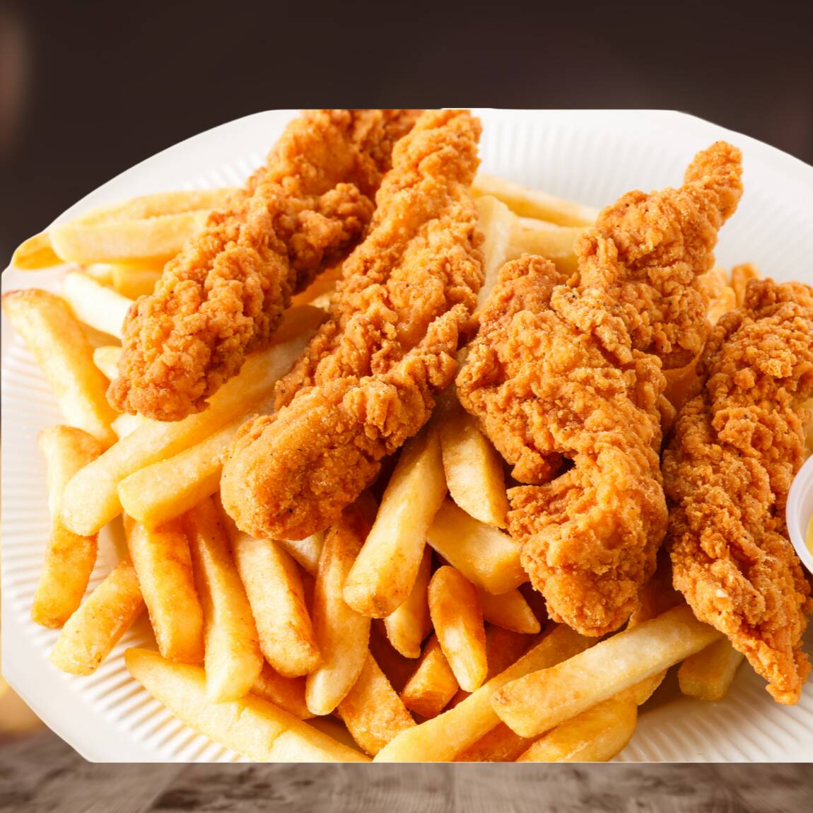 Chicken Tenders con Papas