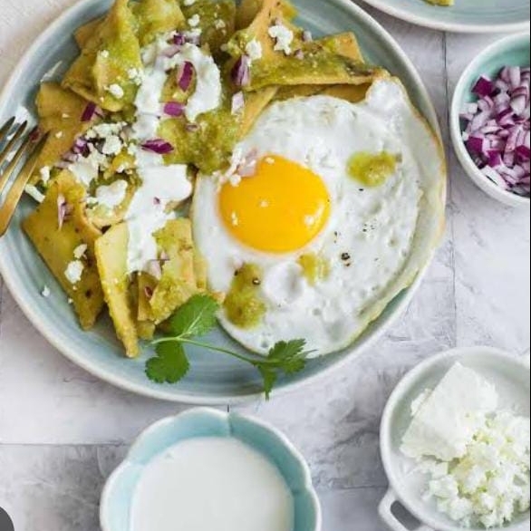 Chilaquiles Con Proteína