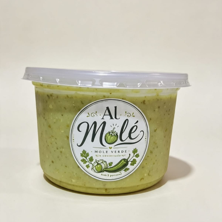 Mole Verde Artesanal De 500ml
