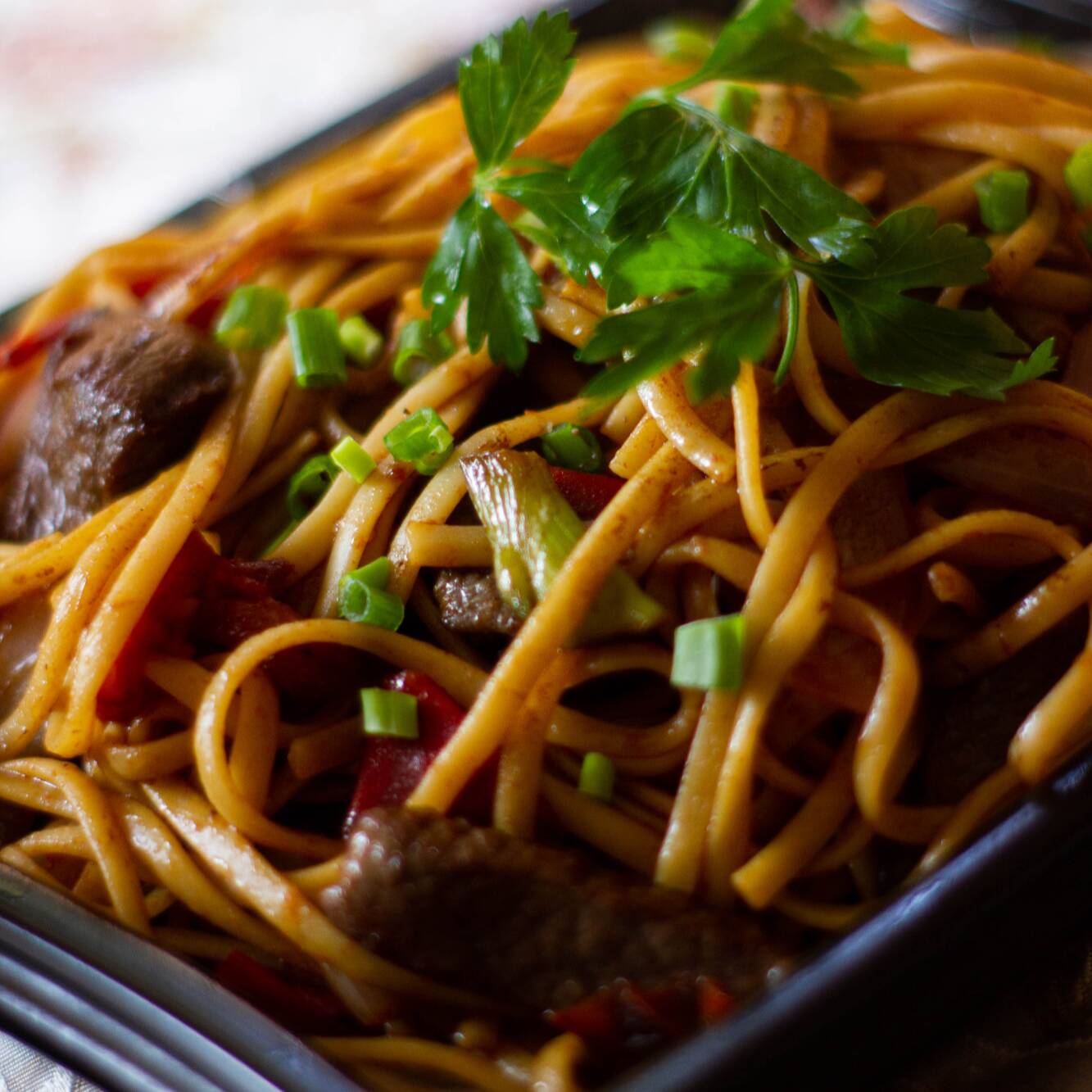 Tallarín Saltado de Carne