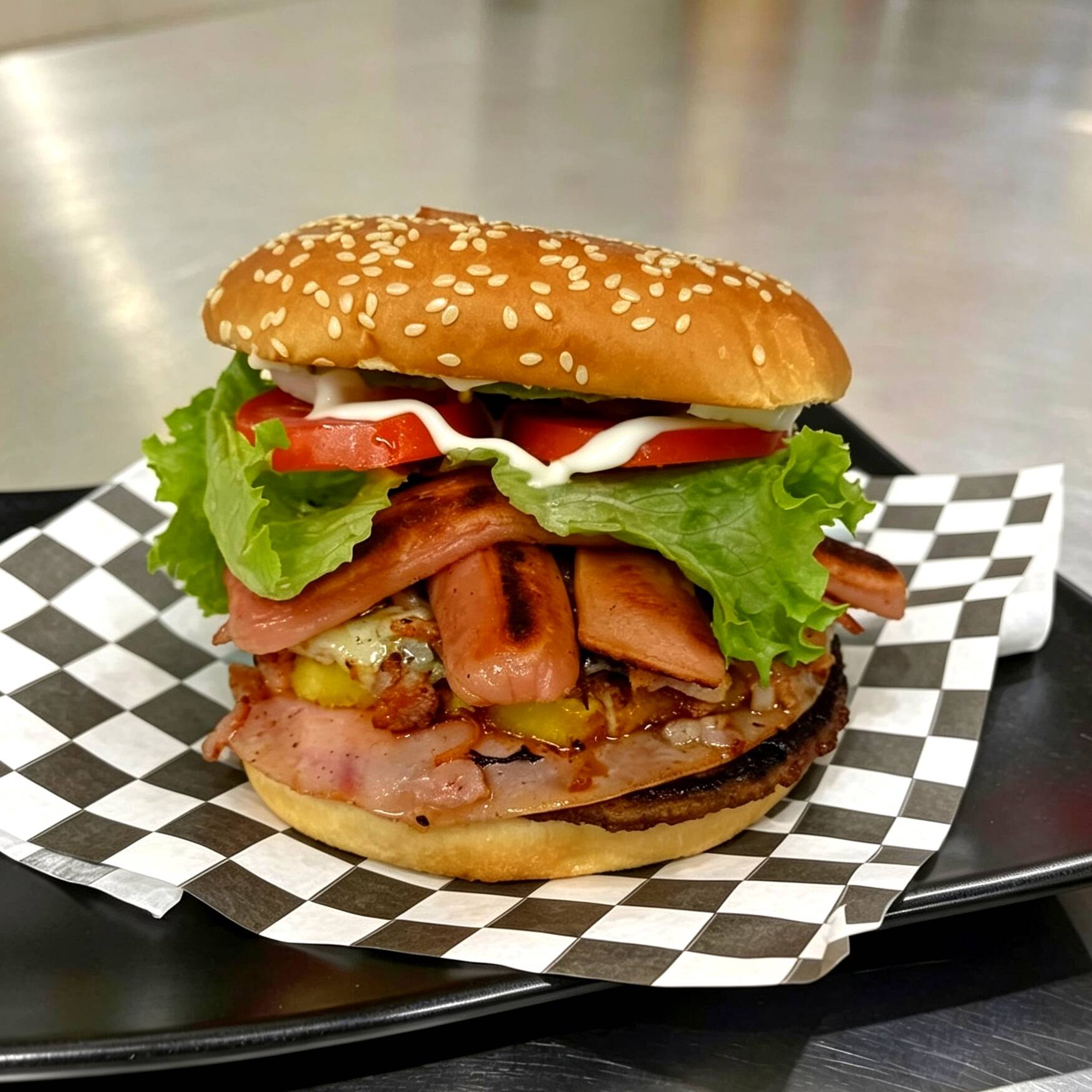 Hamburguesa Hawaiana