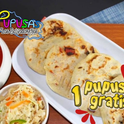 Promoción 4 Pupusas ( Frijol con Queso)