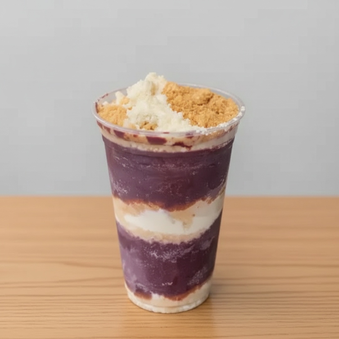 Tamanho ideal para comer sem culpa e ser feliz com o nosso açaí artesanal é o que se diferencia com sua cremosidade e sabor único...#Item monte do seu jeito não acompanha os ingredientes da foto