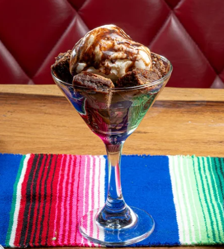 Brownie Bites con Helado.