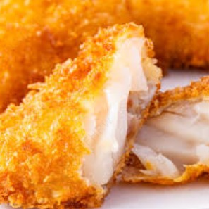 Arroz, feijão , batata frita e Filé de peixe