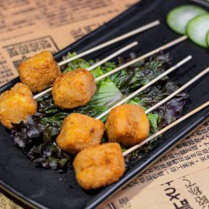Kushiage de Pollo