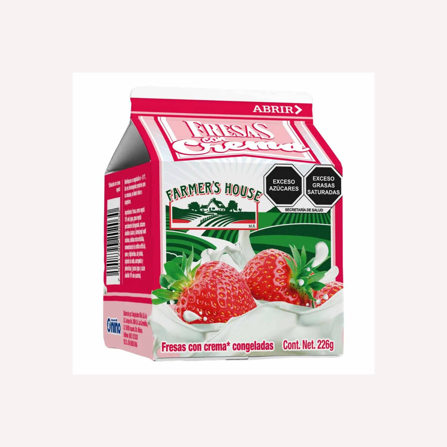 Fresas Con Crema Congeladas