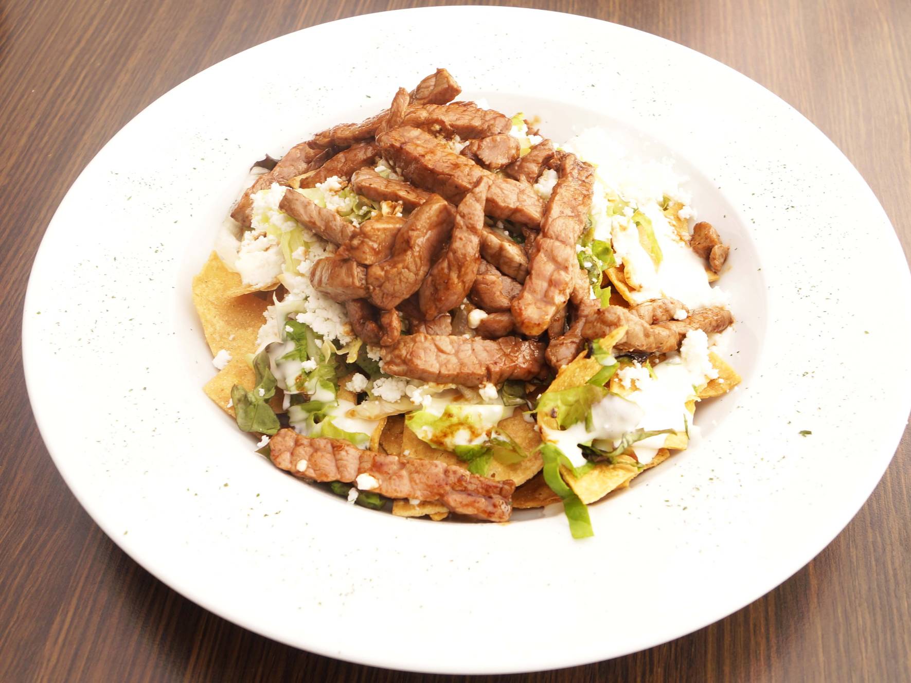 Chilaquiles de Arrachera