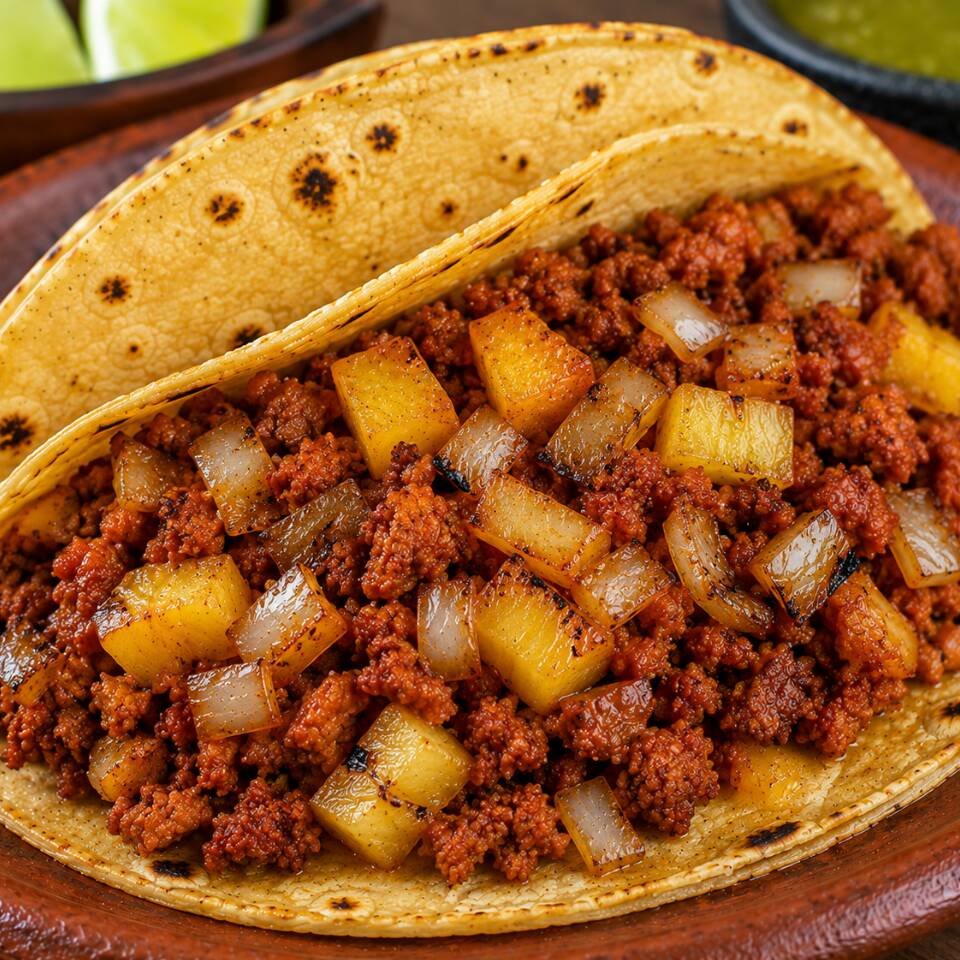 TACOTE DE ADOBADA 🔥🍍