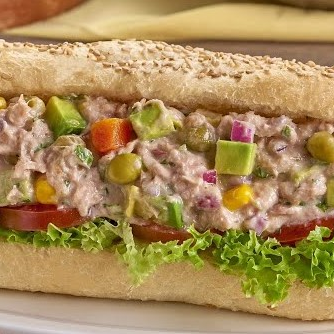 Baguette Marinera (Ensalada con Vegetales)