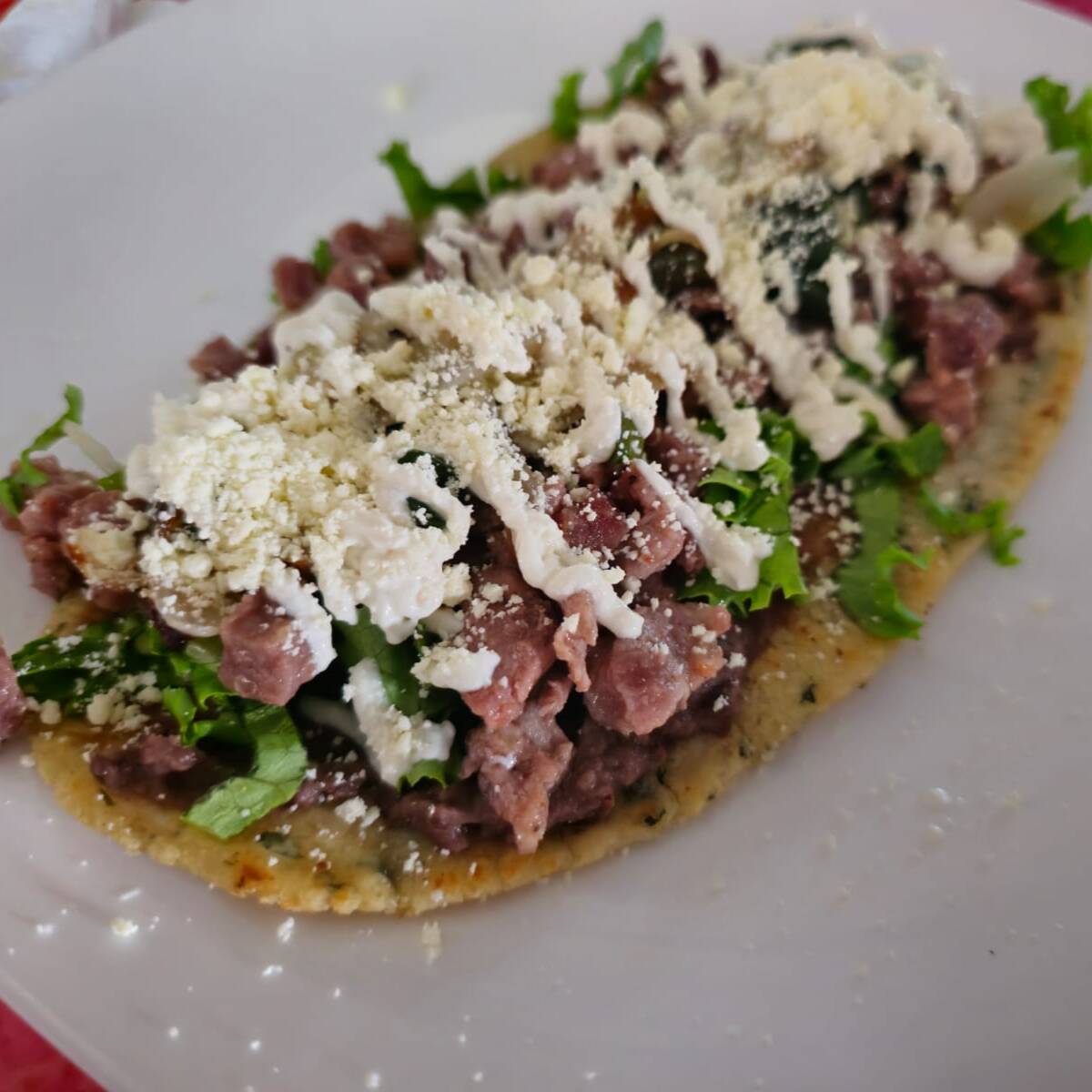 Huarache de Maíz