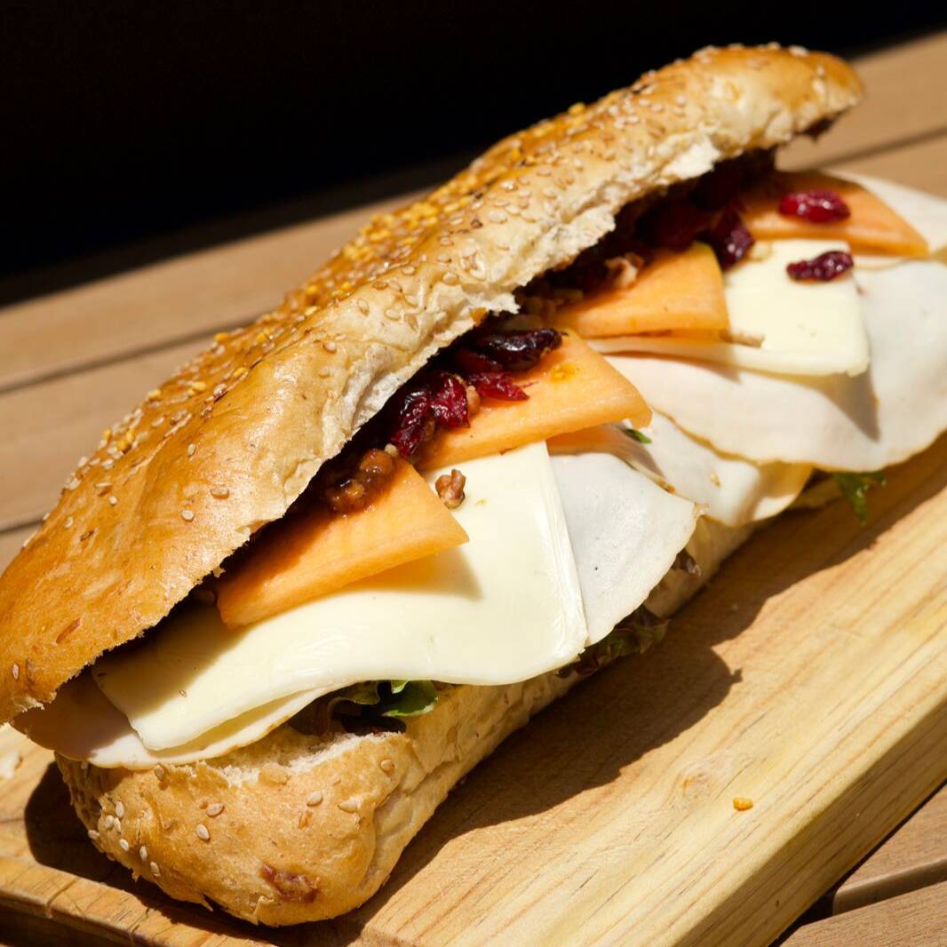 Baguette Gourmet con Pechuga de Pavo Ahumada