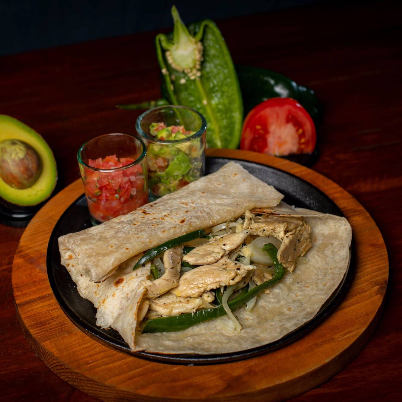 Fajitas de Pollo