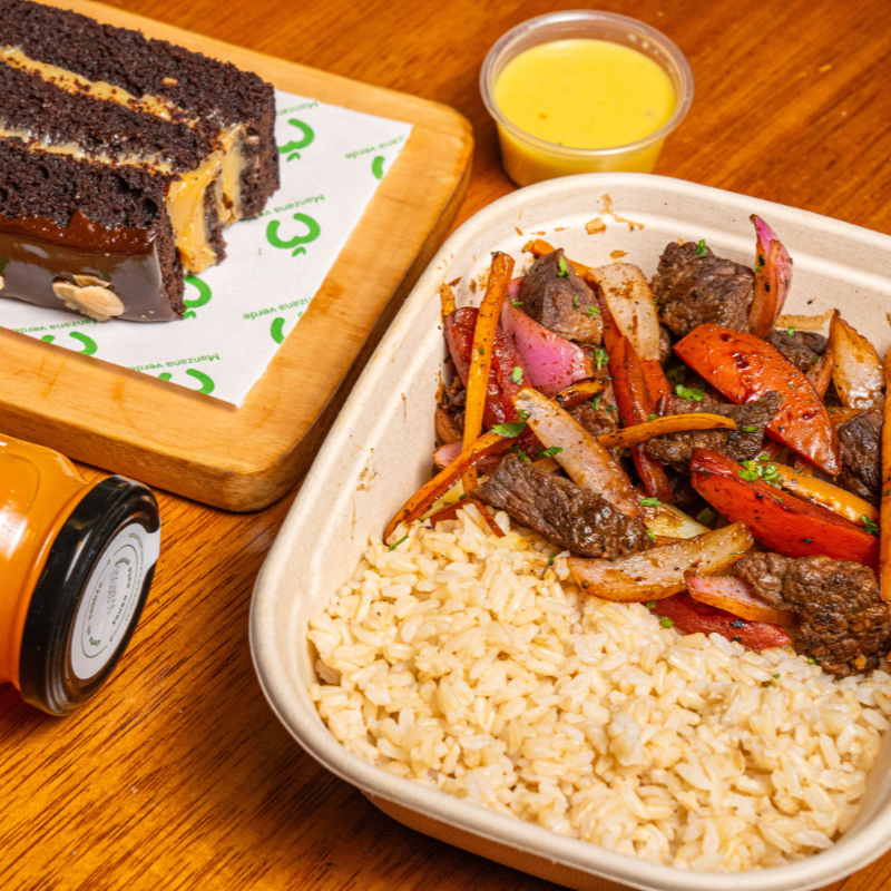 Combo Plato del Día, Postre y Bebida