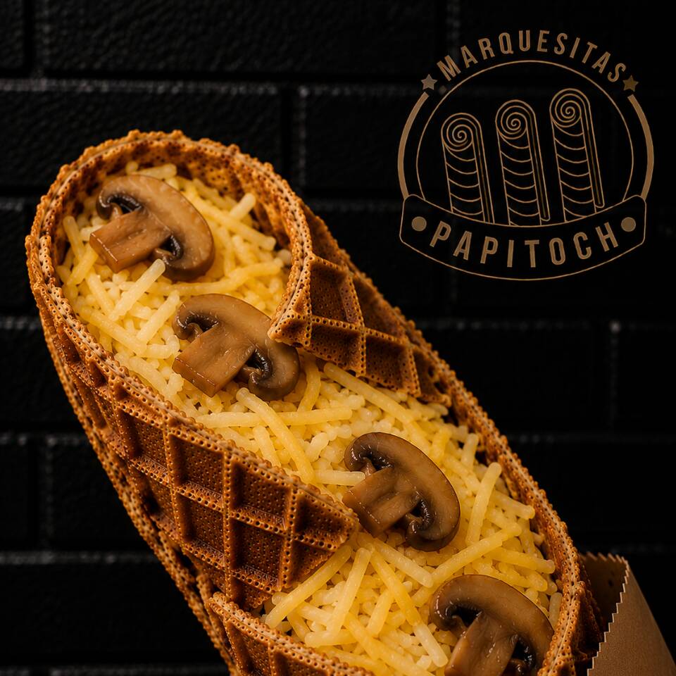 Champiñones con Queso Bola