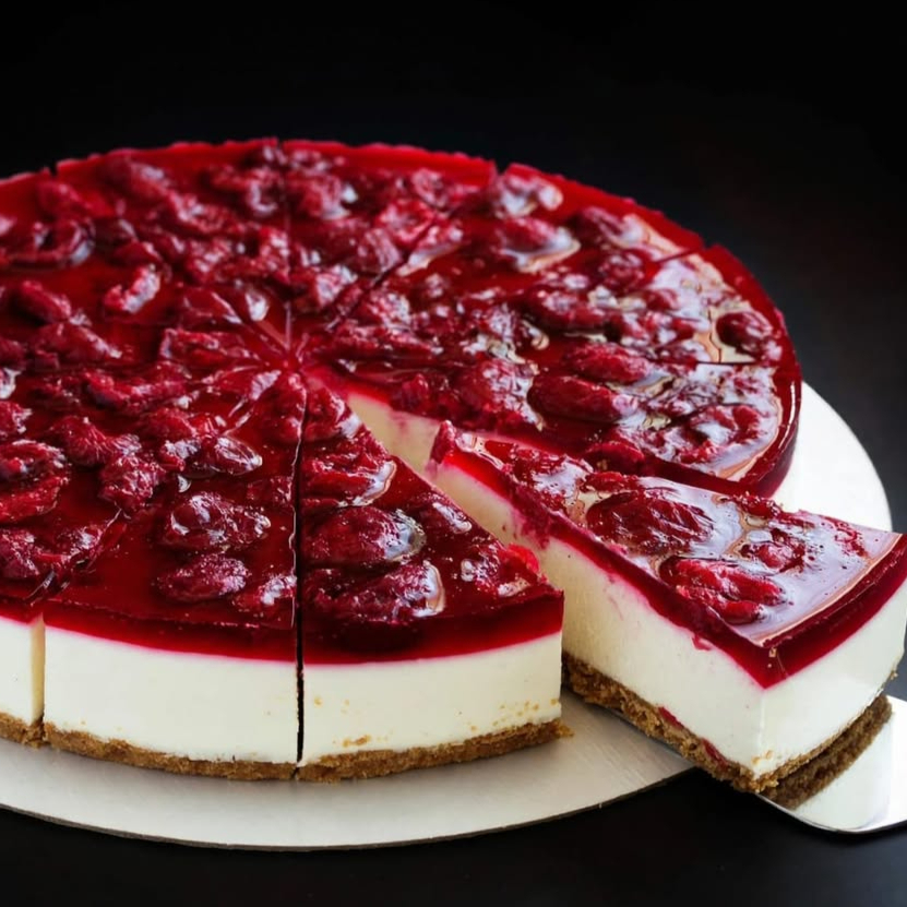 Rebanada Cheesecake de Frambuesa