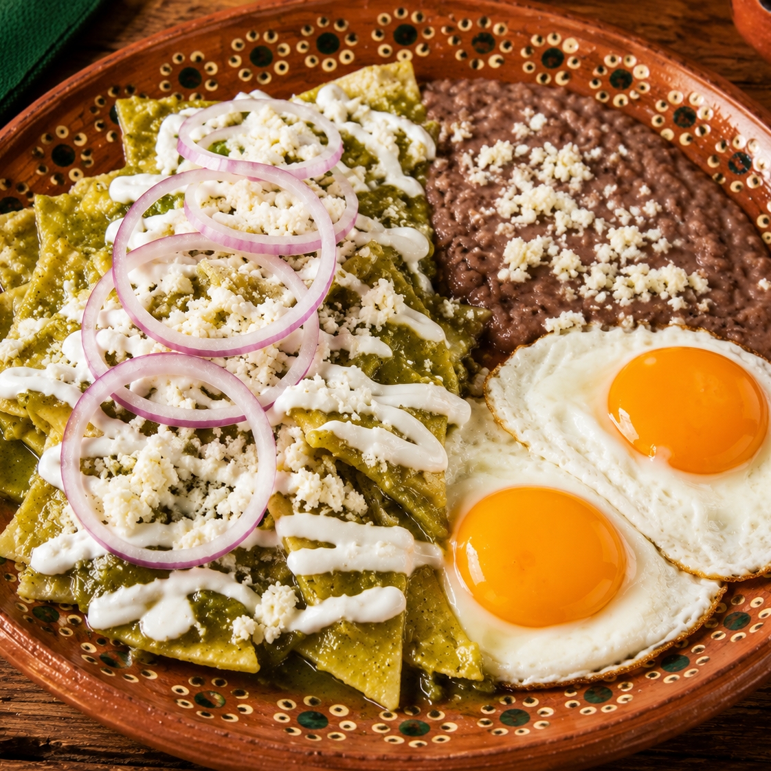 Chilaquiles con huevo
