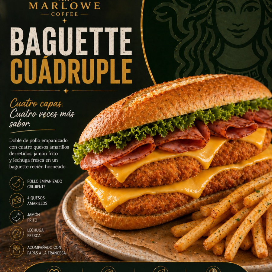 Baguette Cuadruple