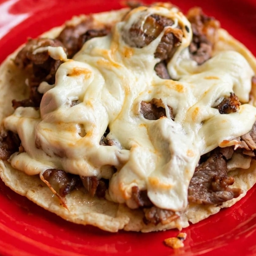 1 Taco de Asada con Quesillo