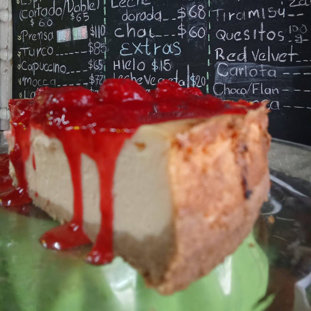 Rebanada Cheesecake de Frutos Rojos