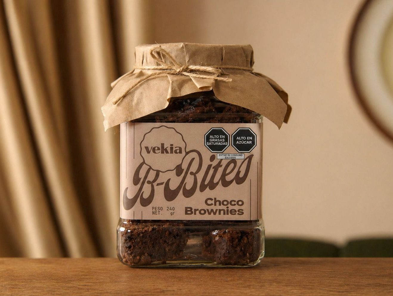 Jar de Brownie Bites
