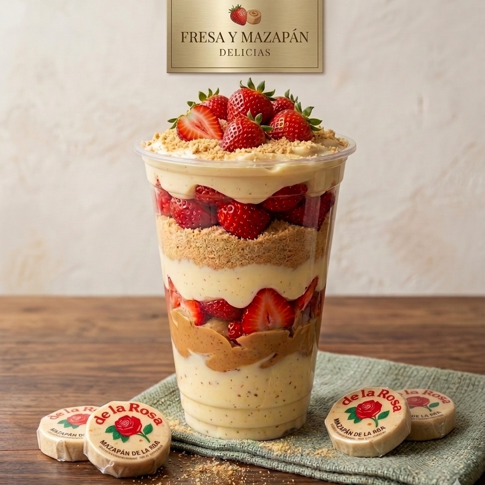Fresas con Mazapán