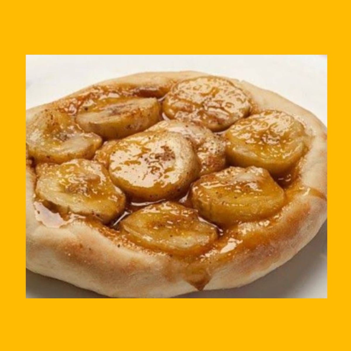 muçarela, banana e açucar