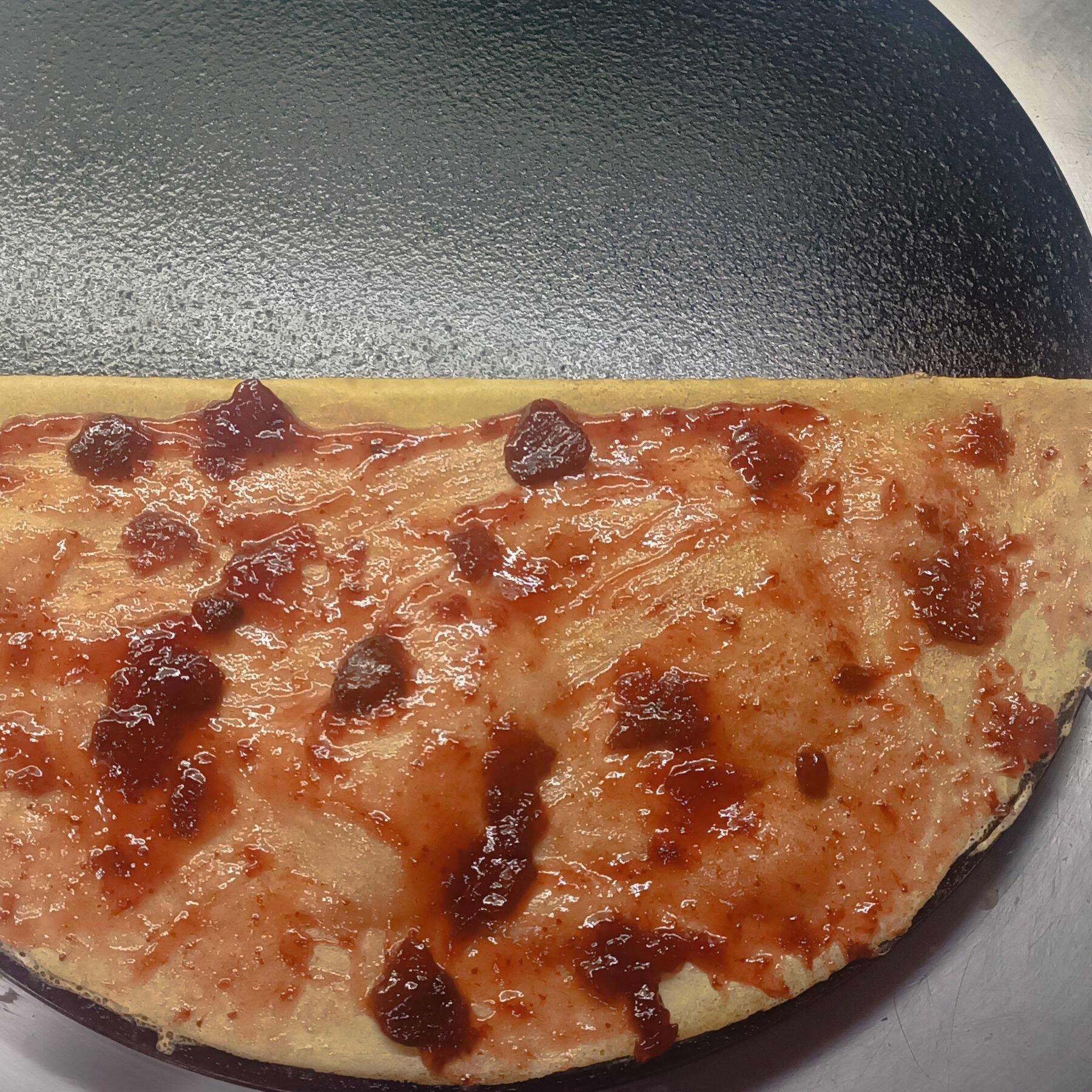Crepa con Mermelada de Fresa