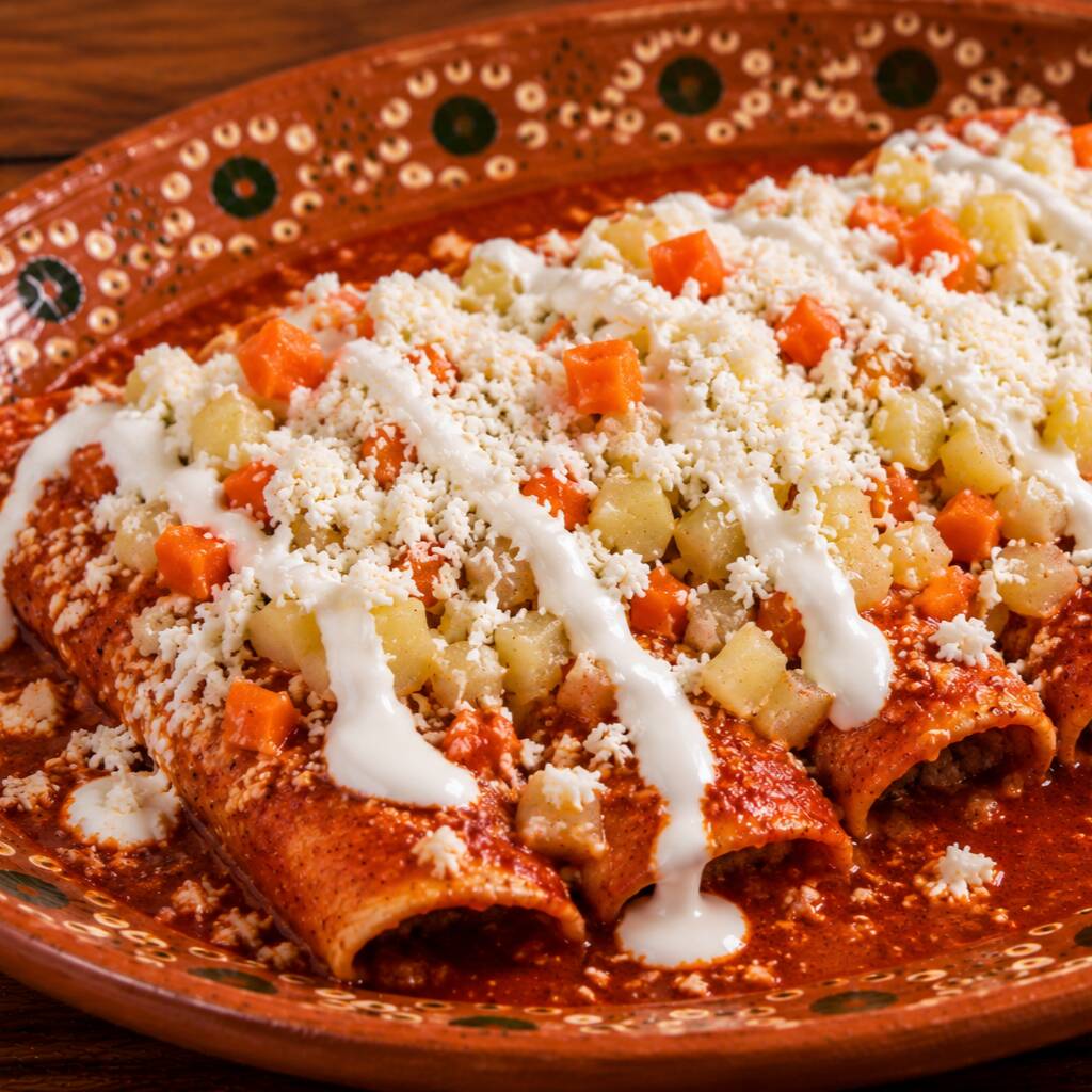 Enchiladas Rojas