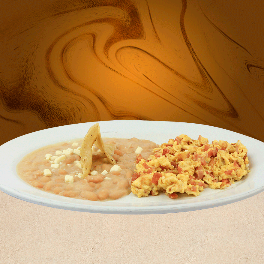 Huevos Revueltos con Tocino C