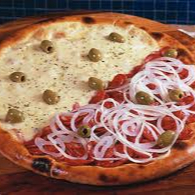 Pizza média 6 fatias.