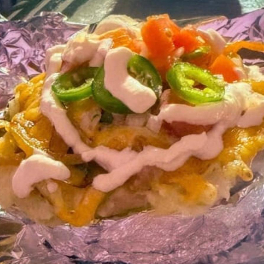 Papa Rellena con Queso
