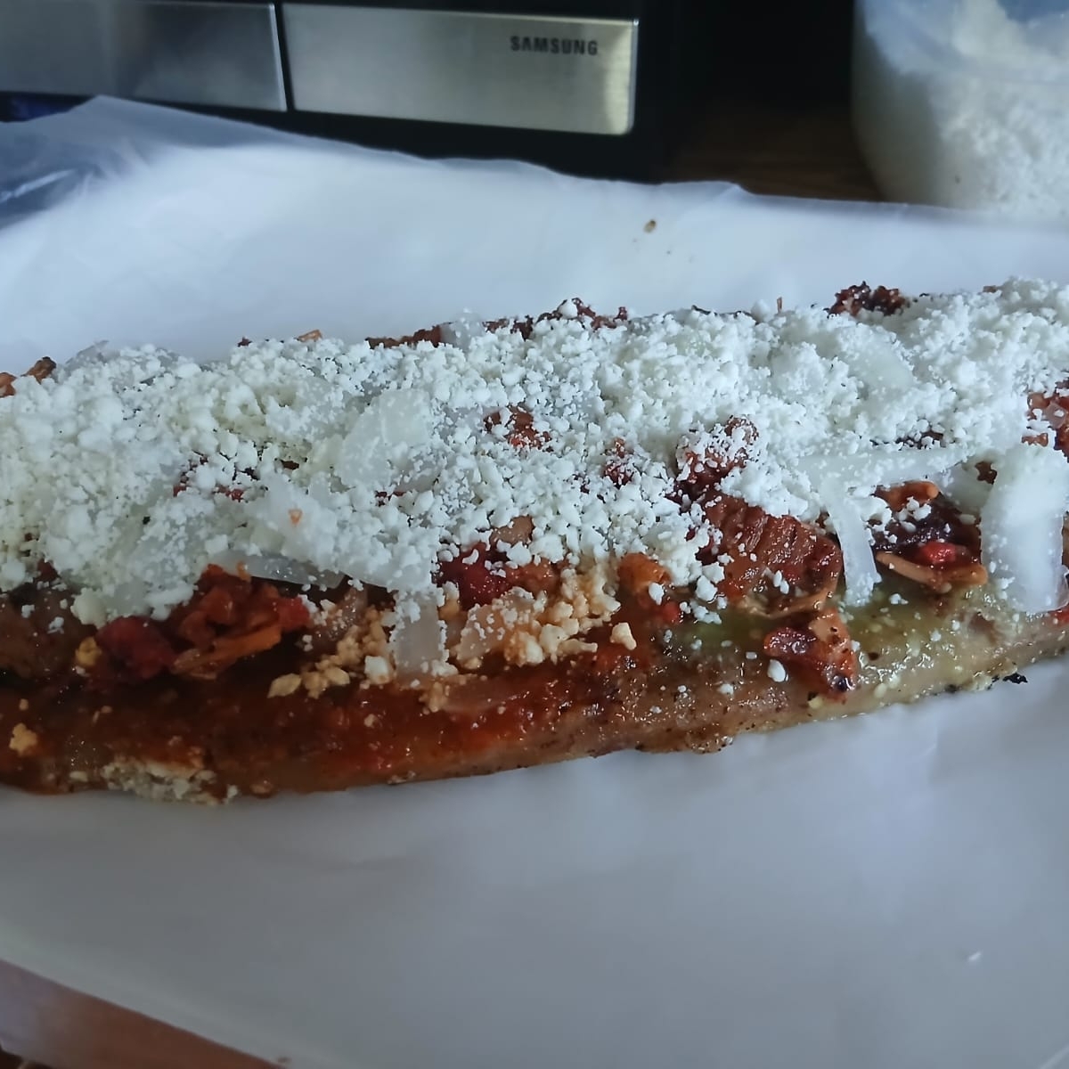 Huarache de bistec