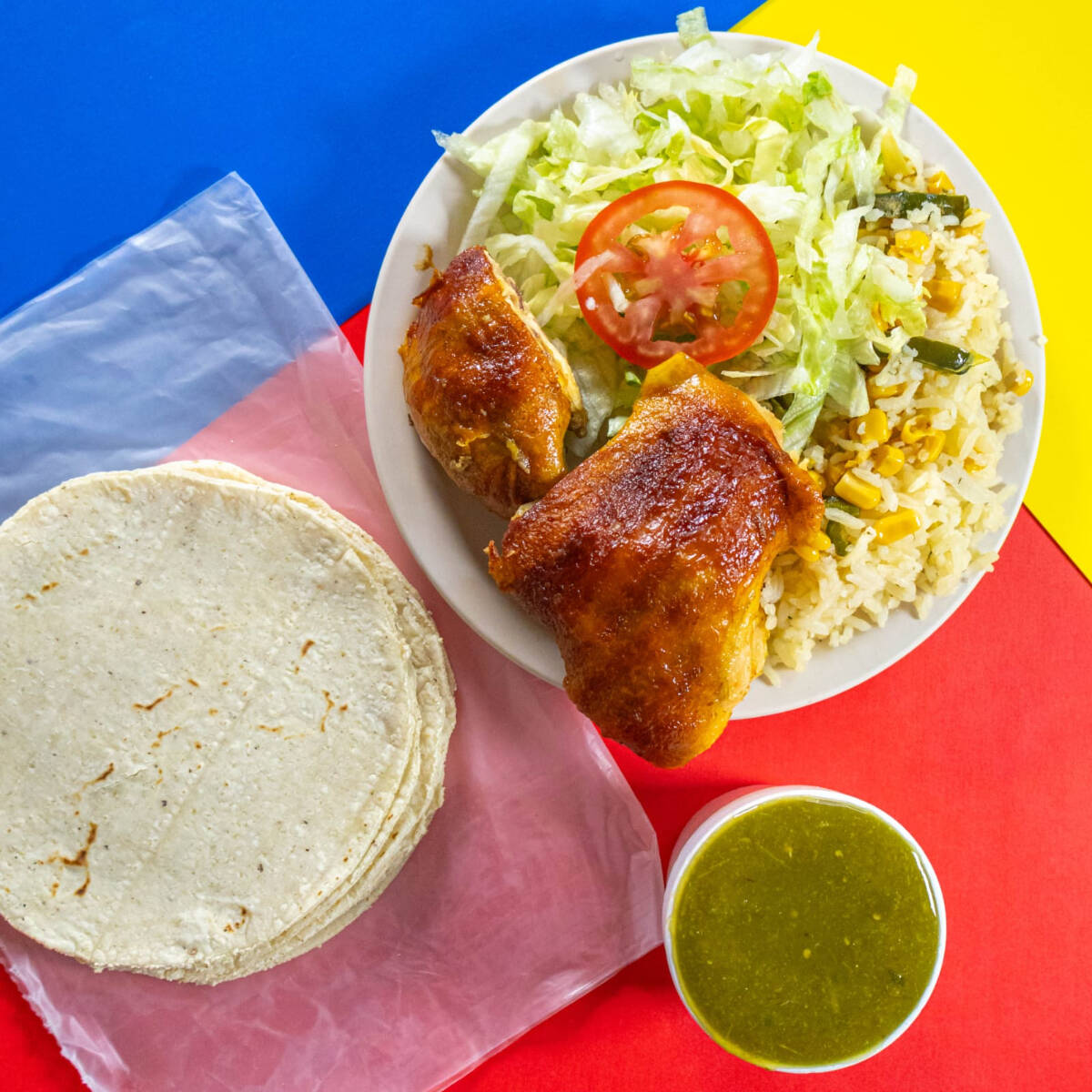 Cuarto de Pollo Rostizado