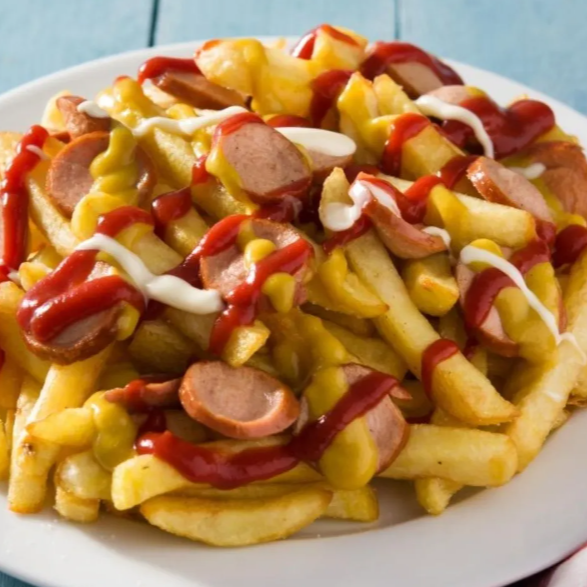 Combo-Salchipapas + Coca Cola 600 Ml