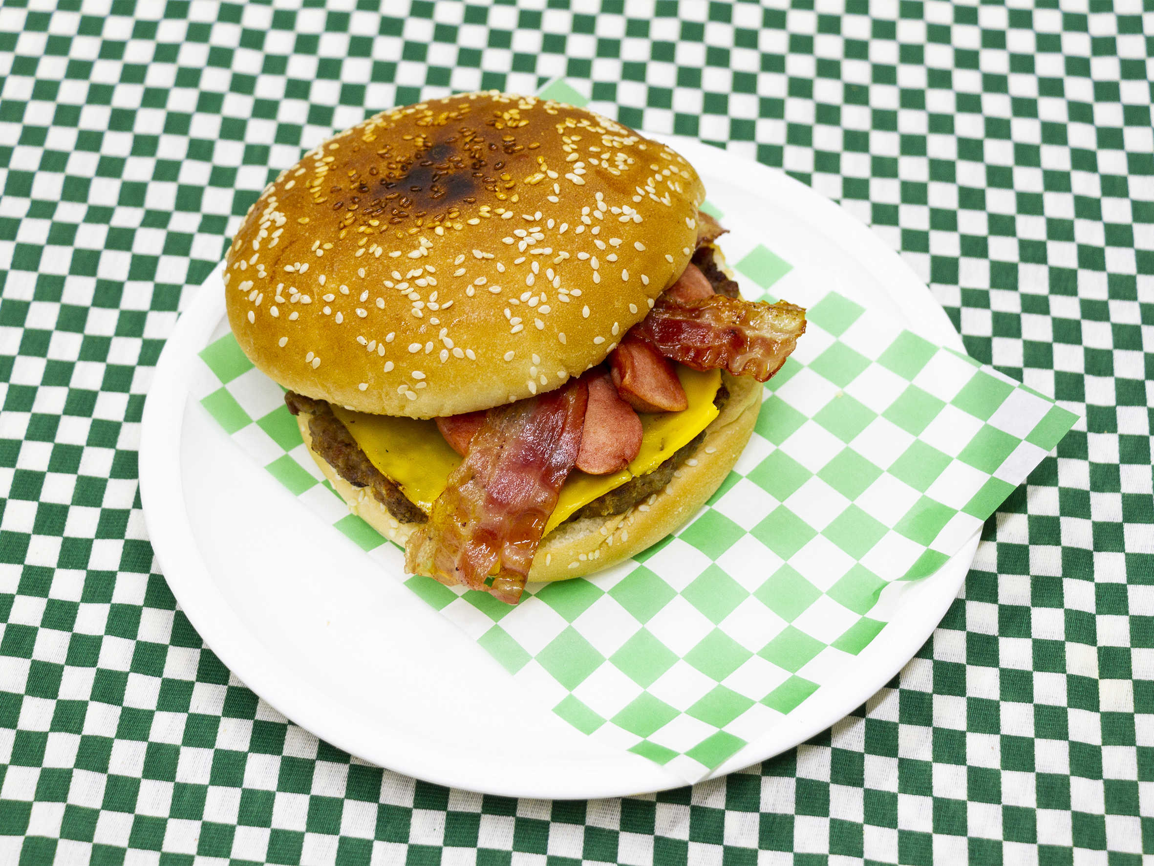 Hamburguesa Especial + Papas Fritas