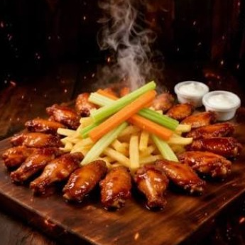 Alitas BBQ Picante