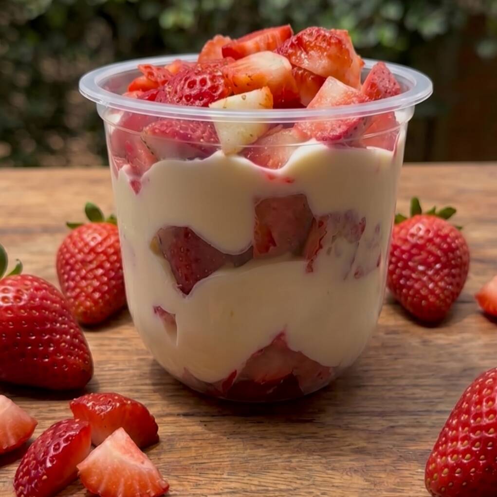 Fresas con Crema 9 oz
