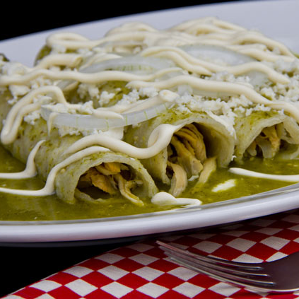 Enchiladas Verdes