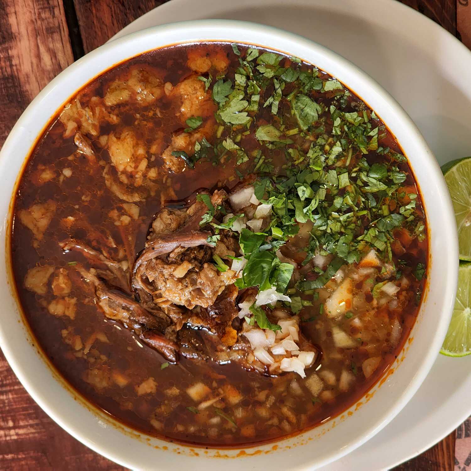 Plato de Birria con Consome