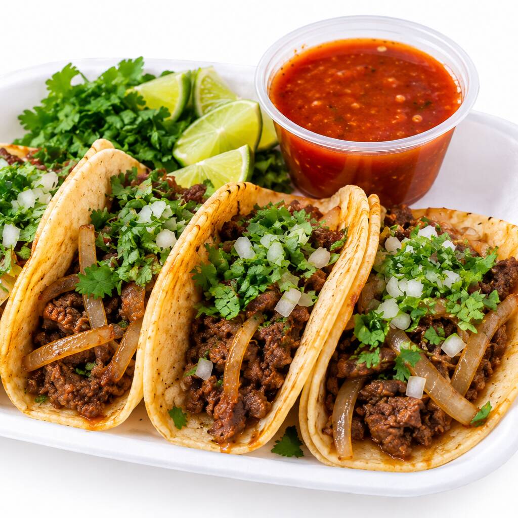 Tacos(4) De Higado Encebollado