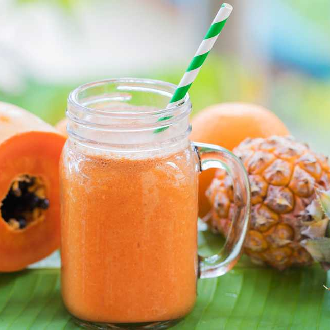 Piña, Papaya y Menta