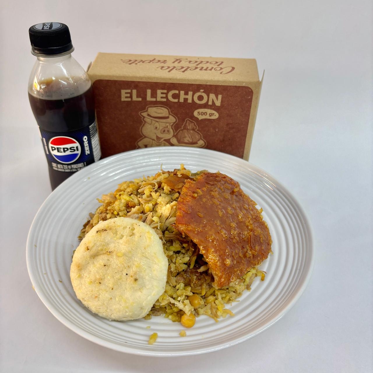 Combo Lechona 500gr + Bebida